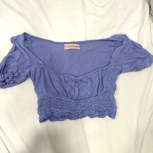 urban outfitters lilac ruffle top